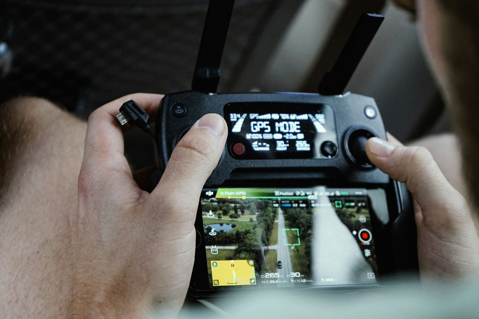 Control profesional de dron