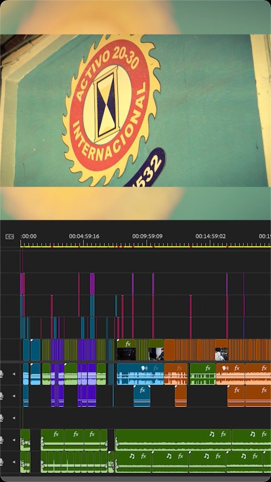 Proceso de edición de video profesional de Noctavox